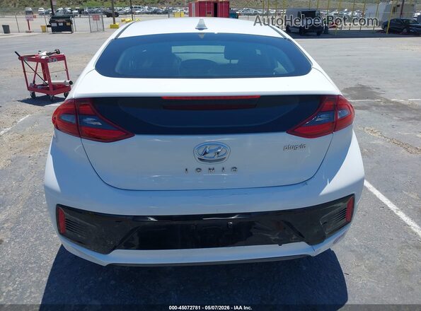 KMHC75LD1KU159265 2019 HYUNDAI IONIQ PLUG-IN HYBRID White 