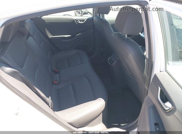 KMHC75LD1KU159265 2019 HYUNDAI IONIQ PLUG-IN HYBRID White VIN კოდის სტიკერის ხედი
