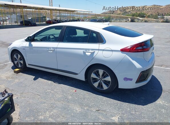 KMHC75LD1KU159265 2019 HYUNDAI IONIQ PLUG-IN HYBRID White სალონის 360-გრადუსიანი ხედი