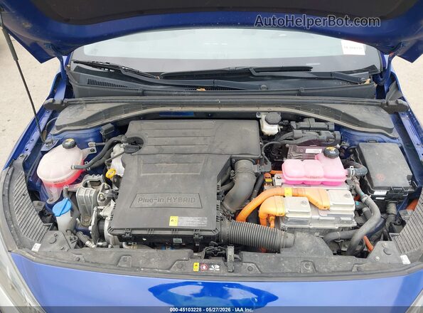 KMHC75LD3MU255904 2021 HYUNDAI IONIQ PLUG-IN HYBRID Blue Vista trasera