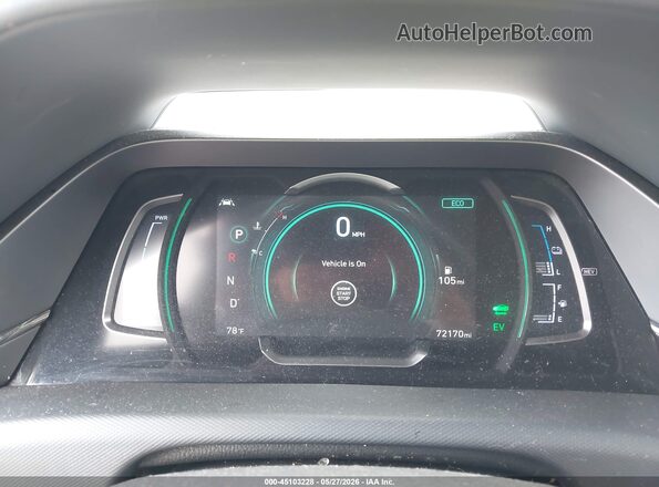 KMHC75LD3MU255904 2021 HYUNDAI IONIQ PLUG-IN HYBRID Blue Vista de los asientos traseros