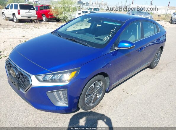 KMHC75LD4NU281641 2022 HYUNDAI IONIQ PLUG-IN HYBRID Purple Vista tres cuartos delantera izquierda