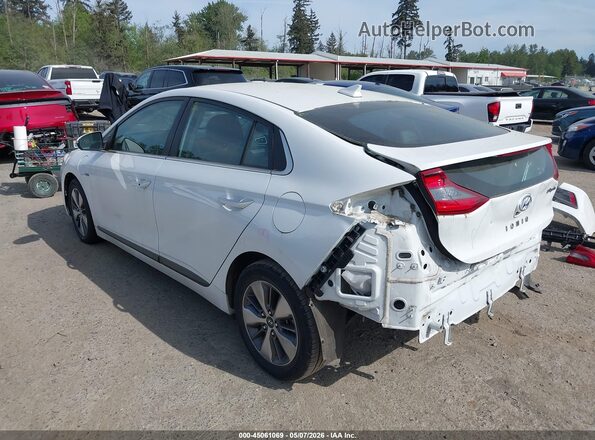 KMHC75LD8KU174748 2019 HYUNDAI IONIQ PLUG-IN HYBRID White Tył lewy