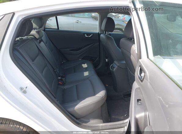 KMHC75LD8KU174748 2019 HYUNDAI IONIQ PLUG-IN HYBRID White Widok naklejki z numerem VIN