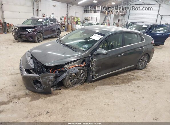 KMHC75LD8NU273977 2022 HYUNDAI IONIQ PLUG-IN HYBRID Gray Передня ліва чверть