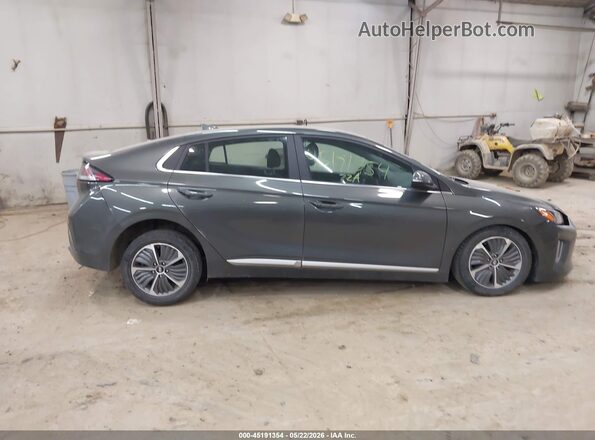 KMHC75LD8NU273977 2022 HYUNDAI IONIQ PLUG-IN HYBRID Gray Вид задньої частини салону