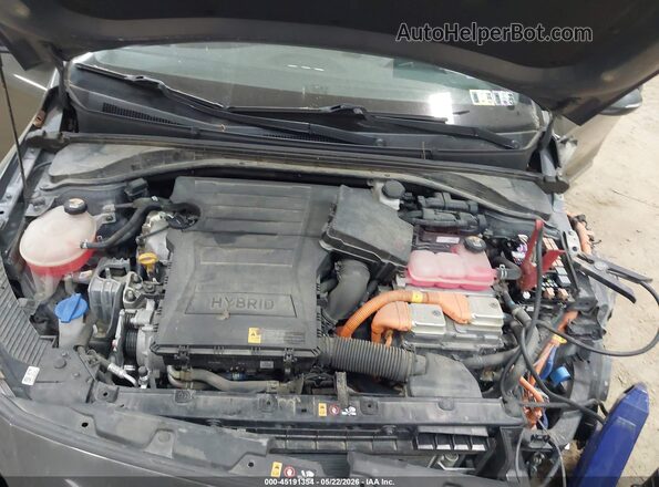KMHC75LD8NU273977 2022 HYUNDAI IONIQ PLUG-IN HYBRID Gray Вид ззаду