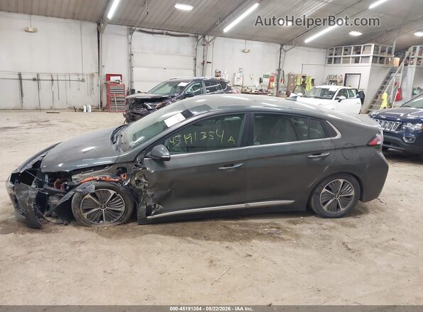 KMHC75LD8NU273977 2022 HYUNDAI IONIQ PLUG-IN HYBRID Gray Панорамний вид салону 360°