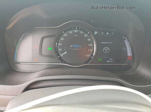 KMHC75LH3KU045514 2019 HYUNDAI IONIQ White 