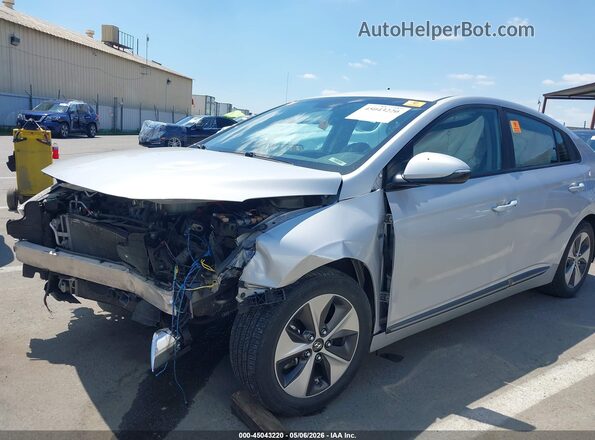 KMHC75LH7KU045886 2019 HYUNDAI IONIQ ELECTRIC Silver Սալոնի 360 աստիճան տեսք