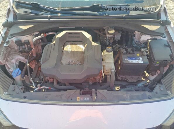 KMHC75LH8KU034234 2019 HYUNDAI IONIQ White Vista interior trasera