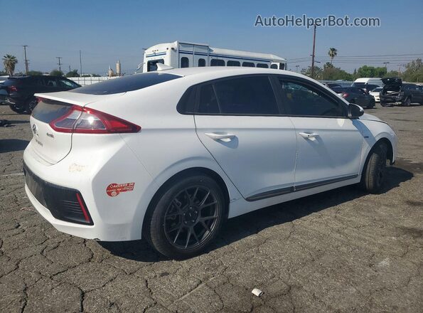 KMHC75LH8KU034234 2019 HYUNDAI IONIQ White Trasero derecho