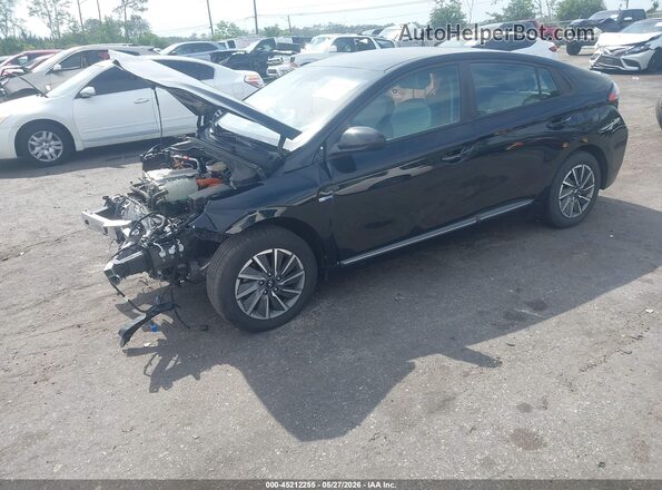 KMHC75LJ0LU060735 2020 HYUNDAI IONIQ ELECTRIC Черный Передняя левая четверть
