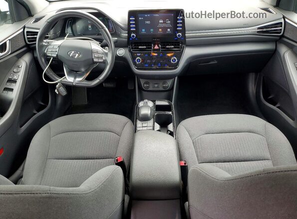 KMHC75LJ1LU061764 2020 HYUNDAI IONIQ White Вид панелі приладів