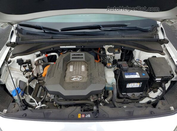 KMHC75LJ1LU061764 2020 HYUNDAI IONIQ White Вид задньої частини салону