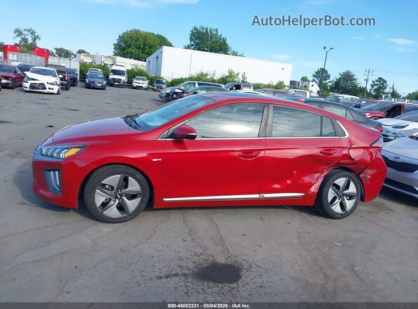 KMHC85LC1LU217252 2020 HYUNDAI IONIQ HYBRID Red 360 interior view