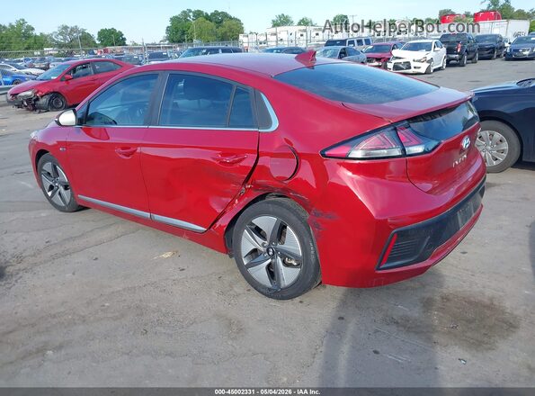 KMHC85LC1LU217252 2020 HYUNDAI IONIQ HYBRID Red Rear left