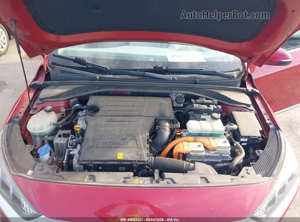 KMHC85LC1LU217252 2020 HYUNDAI IONIQ HYBRID Red Rear view