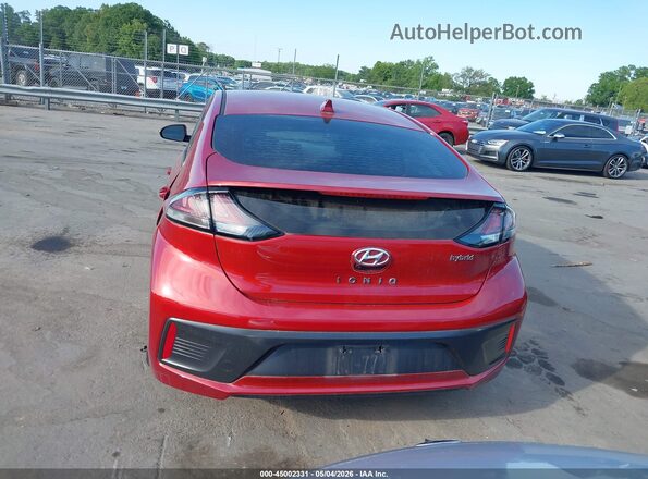 KMHC85LC1LU217252 2020 HYUNDAI IONIQ HYBRID Red 