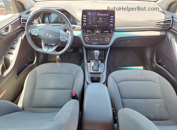 KMHC85LC1NU275347 2022 HYUNDAI IONIQ Синий Вид панели приборов