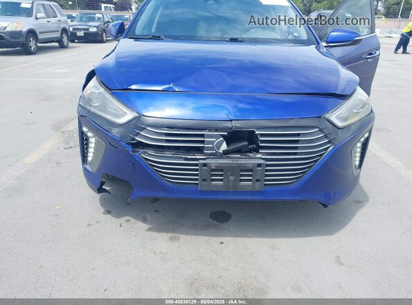 KMHC85LC2KU110466 2019 HYUNDAI IONIQ HYBRID Blue წინა ხედი