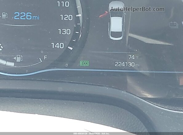 KMHC85LC2KU110466 2019 HYUNDAI IONIQ HYBRID Blue 
