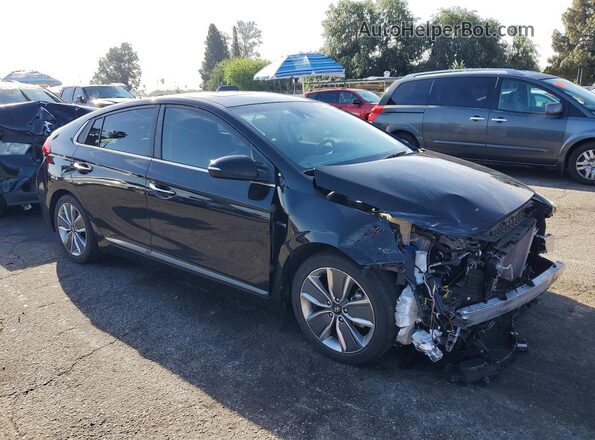 KMHC85LC2KU136985 2019 HYUNDAI IONIQ Black წინა მარჯვენა