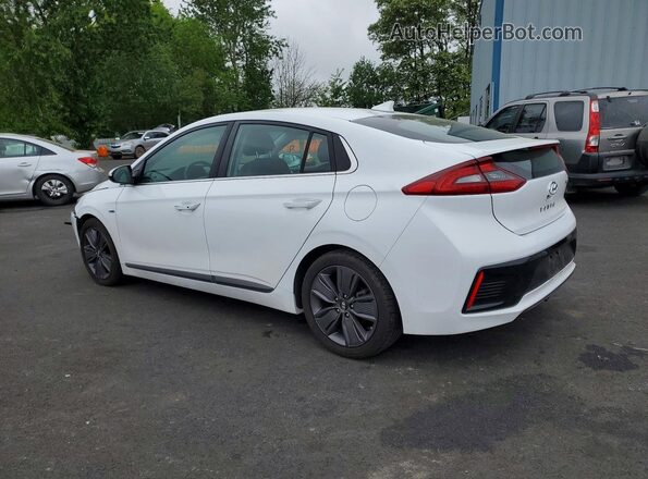 KMHC85LC8HU048306 2017 HYUNDAI IONIQ White Задня ліва чверть