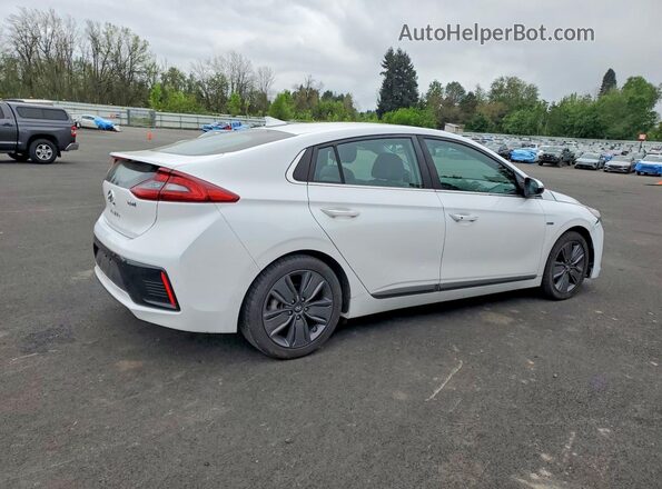 KMHC85LC8HU048306 2017 HYUNDAI IONIQ White Задня права чверть