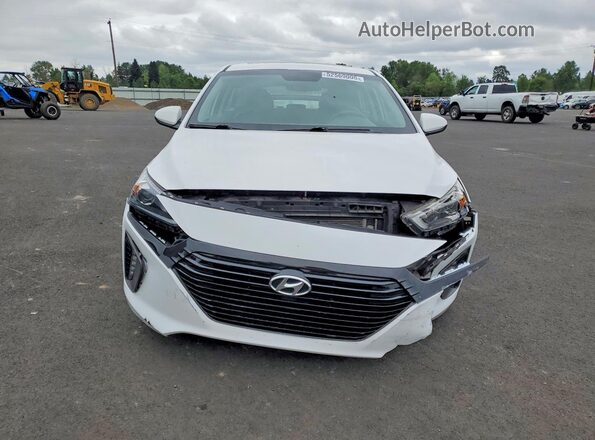 KMHC85LC8HU048306 2017 HYUNDAI IONIQ White Вид спереду