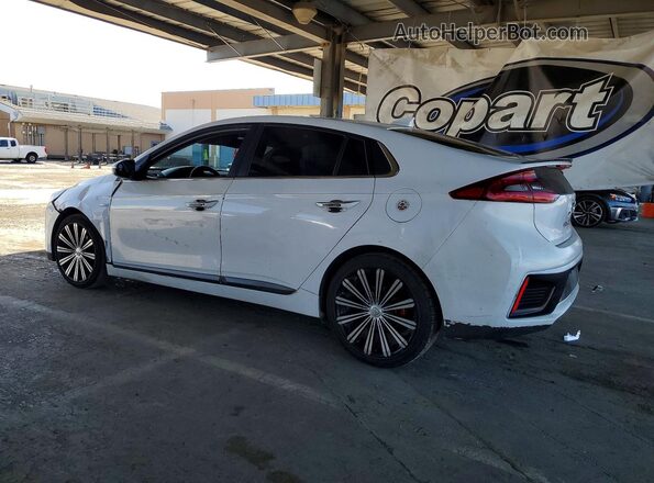 KMHC85LCXHU020958 2017 HYUNDAI IONIQ White Задня ліва чверть
