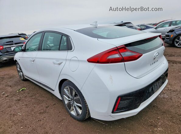 KMHC85LCXJU071687 2018 HYUNDAI IONIQ White Tył lewy