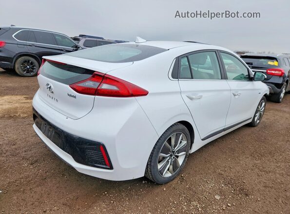 KMHC85LCXJU071687 2018 HYUNDAI IONIQ White Tył prawy