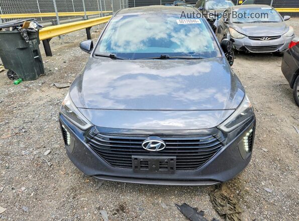 KMHC85LCXJU081765 2018 HYUNDAI IONIQ Серый Вид спереди