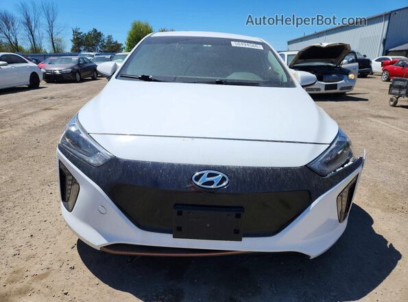 KMHC85LHXKU038671 2019 HYUNDAI IONIQ White Front view
