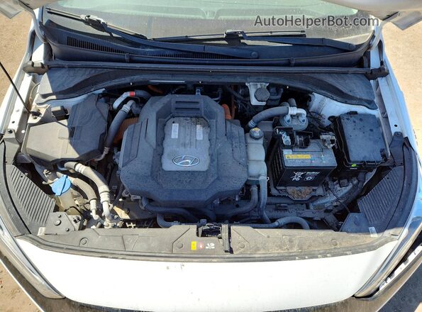 KMHC85LHXKU038671 2019 HYUNDAI IONIQ White Rear interior view