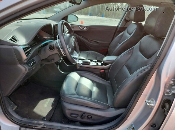 KMHC85LJ2LU073127 2020 HYUNDAI IONIQ Silver Widok wnętrza z przodu