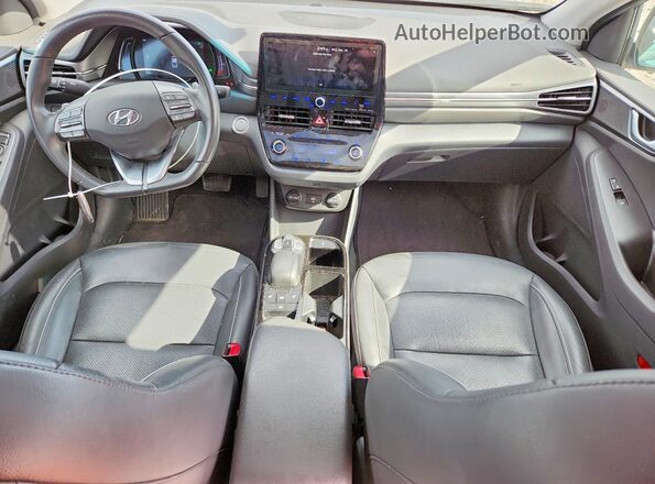 KMHC85LJ2LU073127 2020 HYUNDAI IONIQ Silver Widok deski rozdzielczej