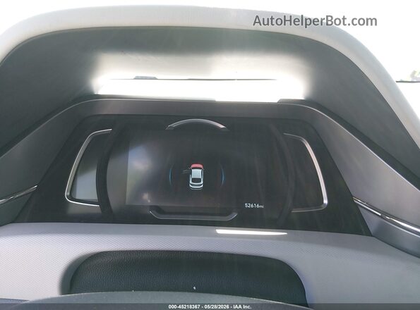 KMHC85LJXLU071240 2020 HYUNDAI IONIQ ELECTRIC White Հետևի նստատեղերի տեսք