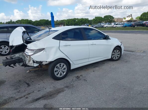 KMHCT4AE0GU044097 2016 HYUNDAI ACCENT White უკანა მარჯვენა