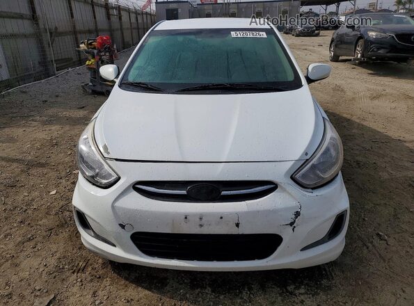 KMHCT4AE0HU242471 2017 HYUNDAI ACCENT White Front view