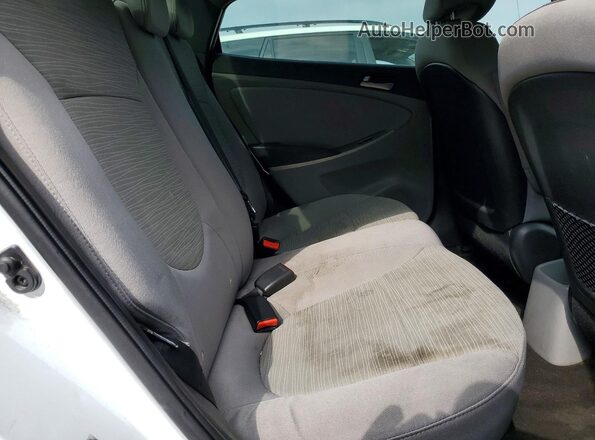 KMHCT4AE0HU242471 2017 HYUNDAI ACCENT White Rear seats view