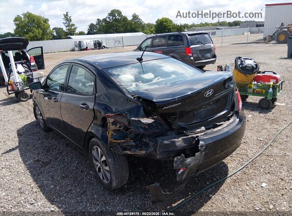 KMHCT4AE0HU353845 2017 HYUNDAI ACCENT Black უკანა მარცხენა