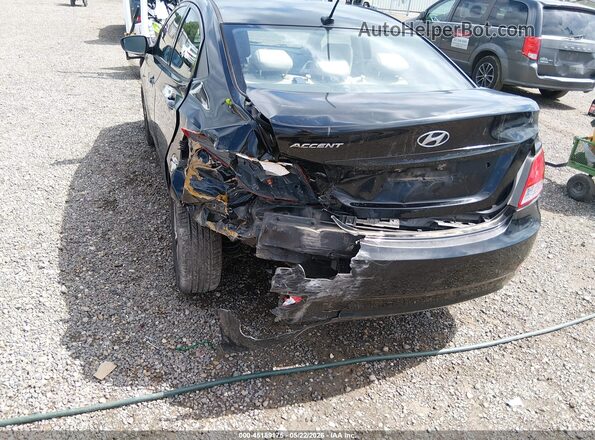 KMHCT4AE0HU353845 2017 HYUNDAI ACCENT Black წინა ხედი