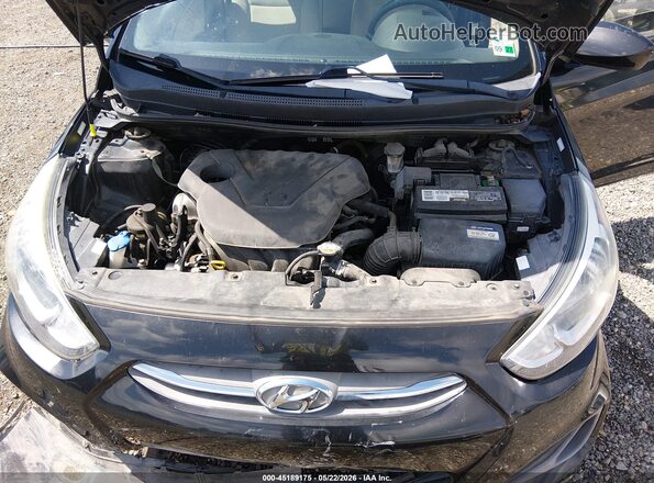 KMHCT4AE0HU353845 2017 HYUNDAI ACCENT Black უკანა ხედი