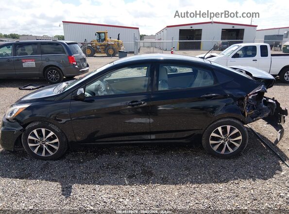 KMHCT4AE0HU353845 2017 HYUNDAI ACCENT Black სალონის 360-გრადუსიანი ხედი