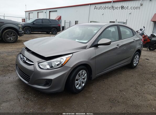 KMHCT4AE0HU376753 2017 HYUNDAI ACCENT Gray Front left