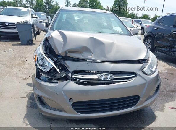 KMHCT4AE0HU379748 2017 HYUNDAI ACCENT Gray Դիմացի տեսք