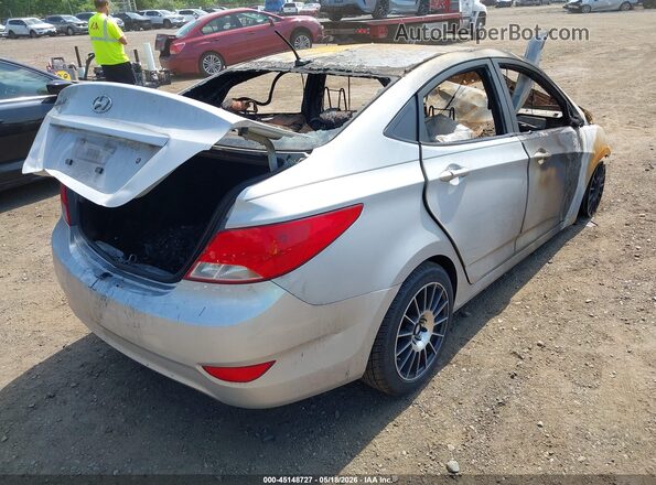 KMHCT4AE1GU027082 2016 HYUNDAI ACCENT Silver Widok zestawu wskaźników