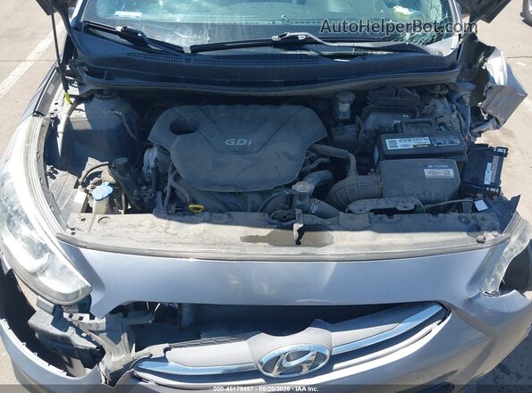 KMHCT4AE1GU113895 2016 HYUNDAI ACCENT Silver Widok z tyłu